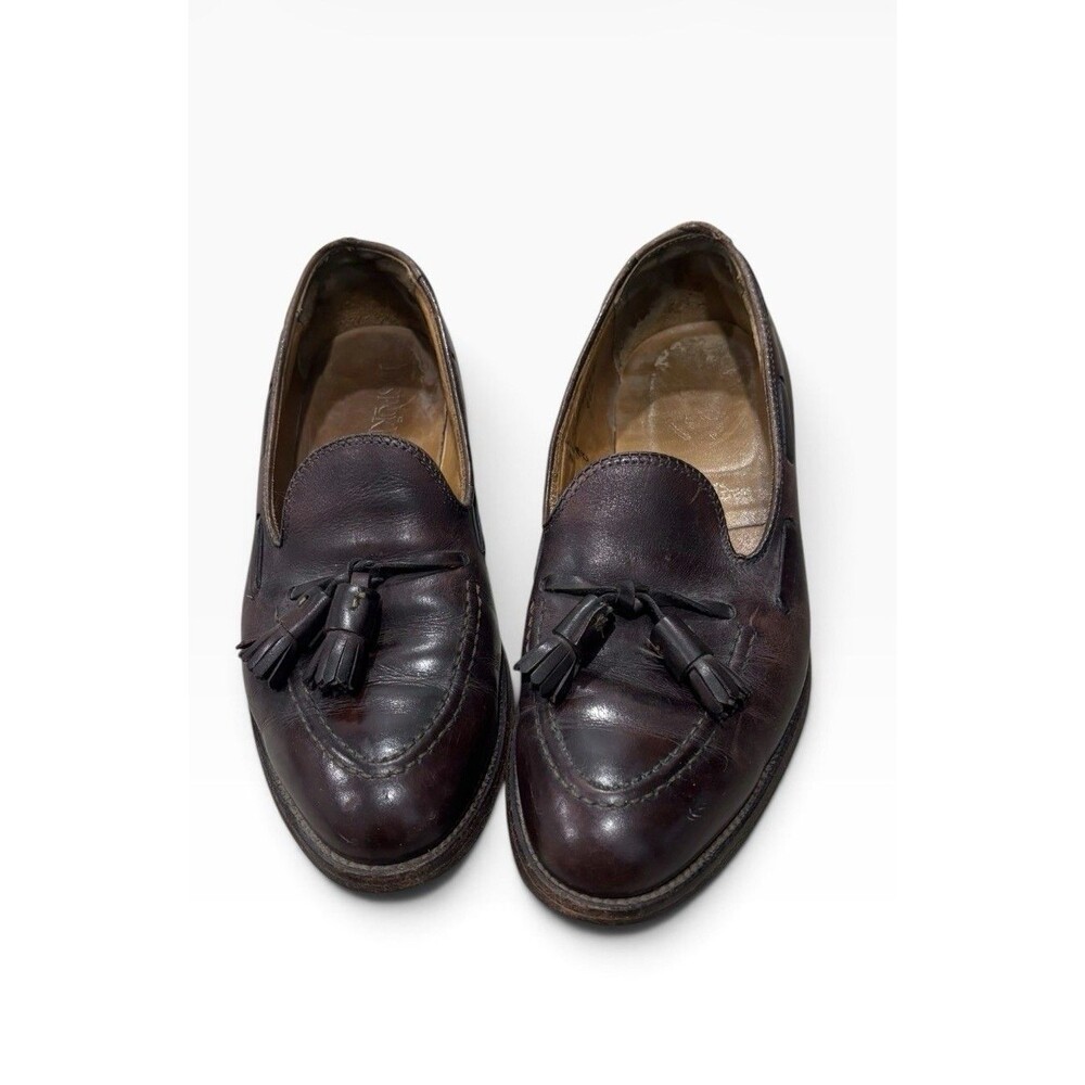 Alden 663 Tassel Loafers Leather Calfskin Men’s Size 7 A/C USA Burgundy